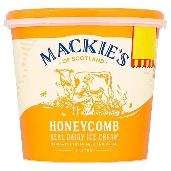 Mackie's Honeycomb Ice Cream 1L*