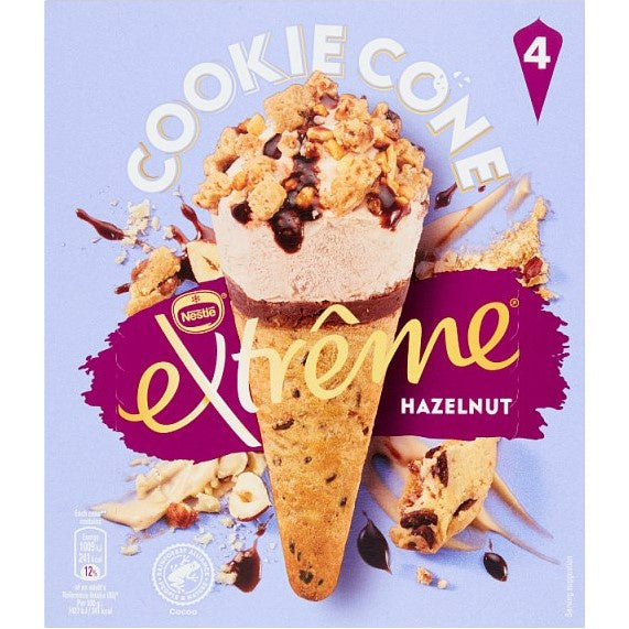 Nestle Extreme Cookie Hazelnut 4pk*