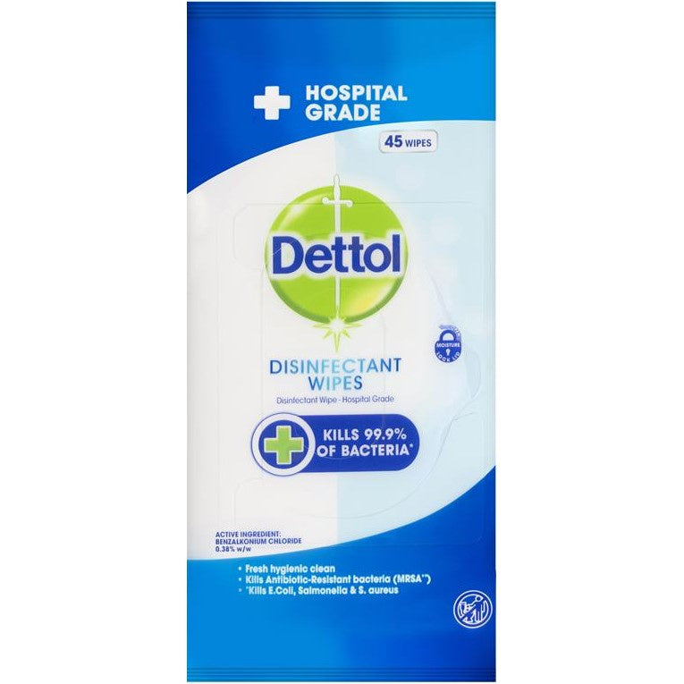 Dettol Cleansing Surface Wipes 45pk*