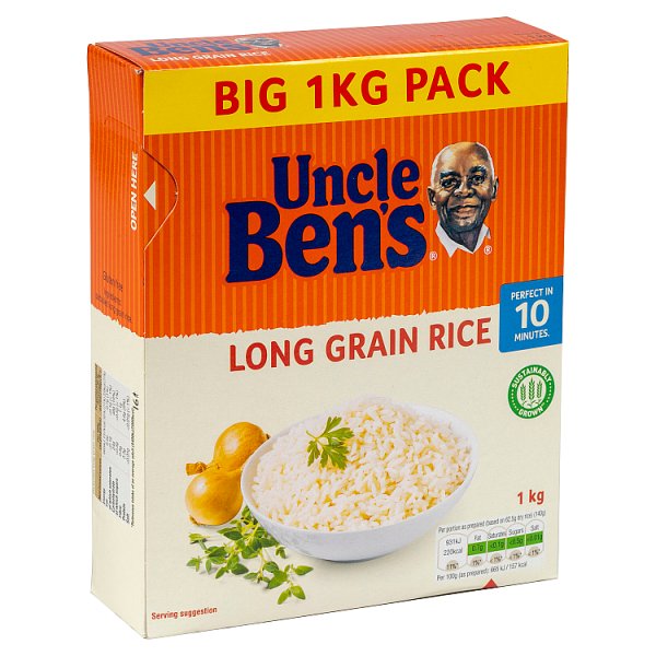 Ben's Original  Easy Cook Long Grain Rice 1kg