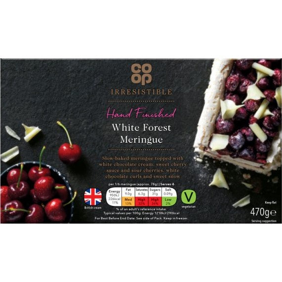 Co Op Irresistible White Forest Stack 470g