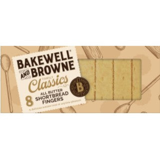 Bakewell & Browne All Butter Shortbread Fingers 8pk