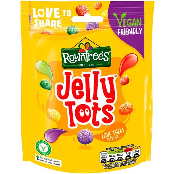 Rowntrees Jelly Tots Pouch 150g *