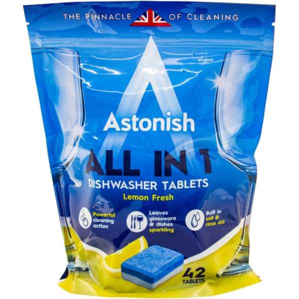 Astonish All in 1 Dishwasher Tablets (42)*