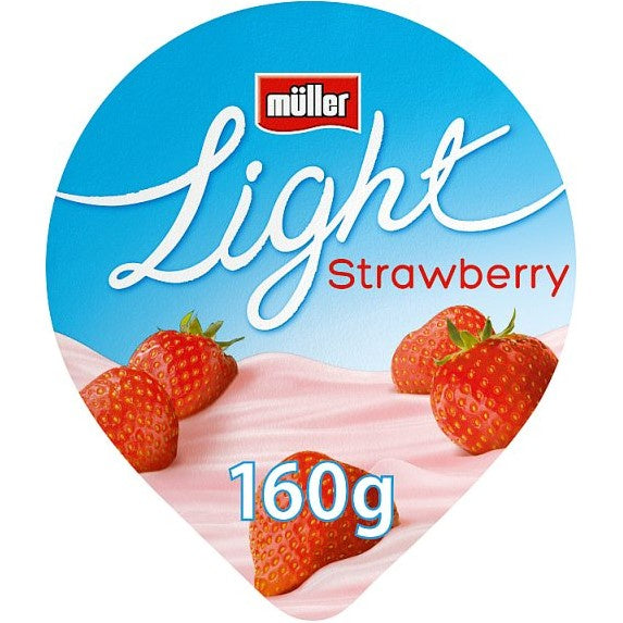 Muller Light Yoghurt Strawberry 160g#