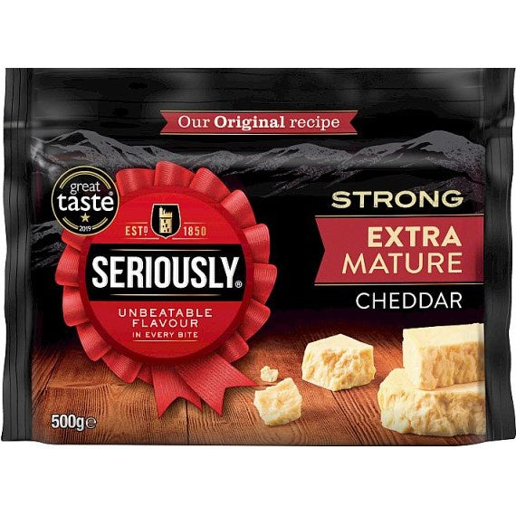 Seriously Strong Extra Mature Cheddar 500g#