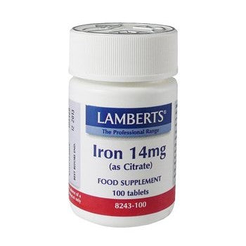 H01-8243 Lamberts Iron Tablets 14mg*