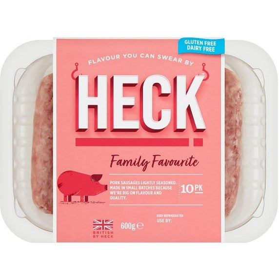 Heck Family Favourite Sausages 600g