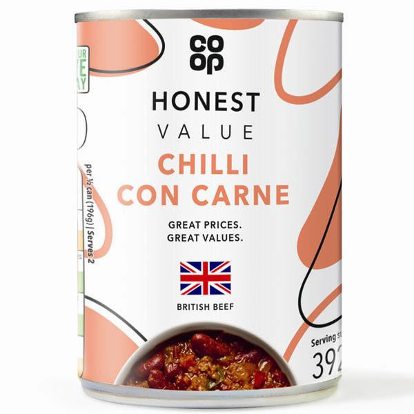Co-op Honest Value Chilli Con Carne 400g