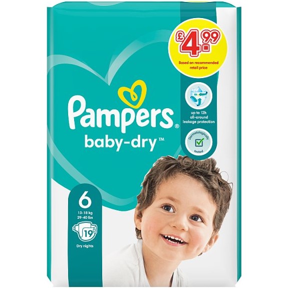 Pampers Baby Dry Size 5 23Pk