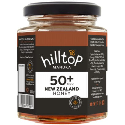 Hilltop Manuka Honey MGO 50+, 225g