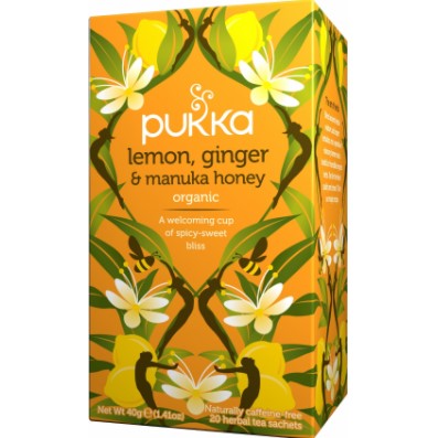 Pukka Lemon, Ginger & Manuka Honey 20pk