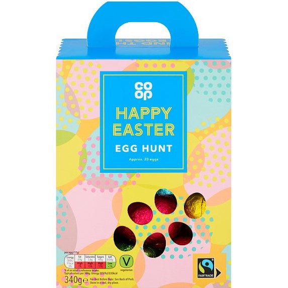 Co Op Chocolate Egg Hunt 340g *