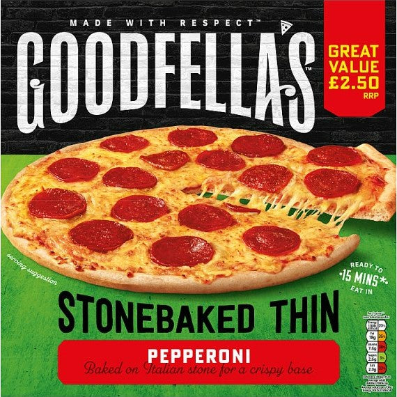 Goodfellas Stonebaked Thin Pepperoni