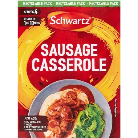 Schwartz Authentic Sausage Casserole 39g