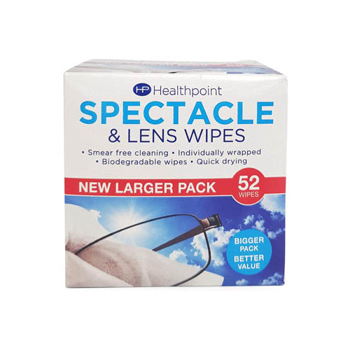 Healthpoint Spectacle Wipes 52pk *