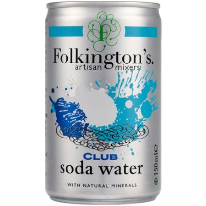 Folkington's Club Soda Water (8x150ml)*