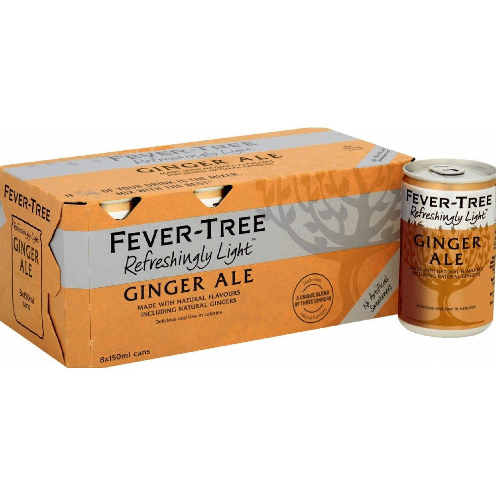 Fever-Tree Refreshingly Light Ginger Ale 8x150ml*