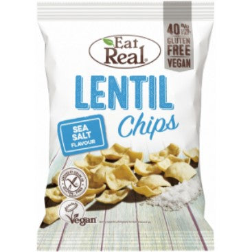 EAT REAL Lentil Chips - Sea Salt 113g