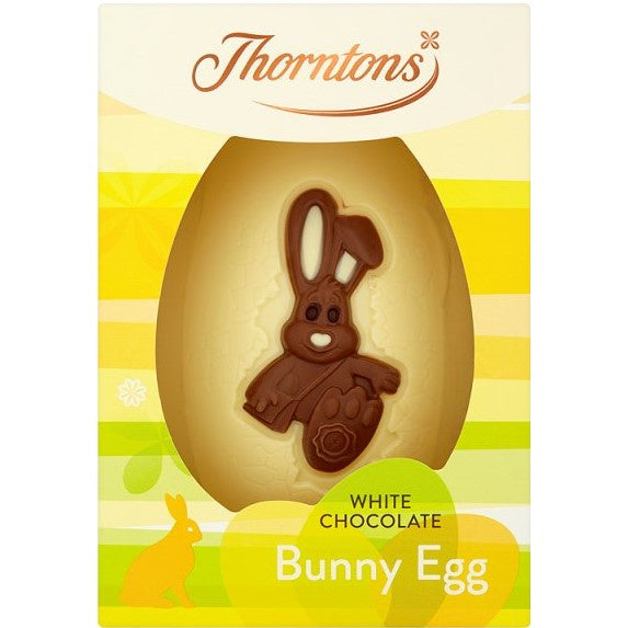 Thorntons White Chocolate Bunny Egg 151g *