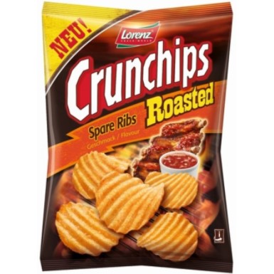 LORENZ Crunchips Roasted Spare Ribs 140g*