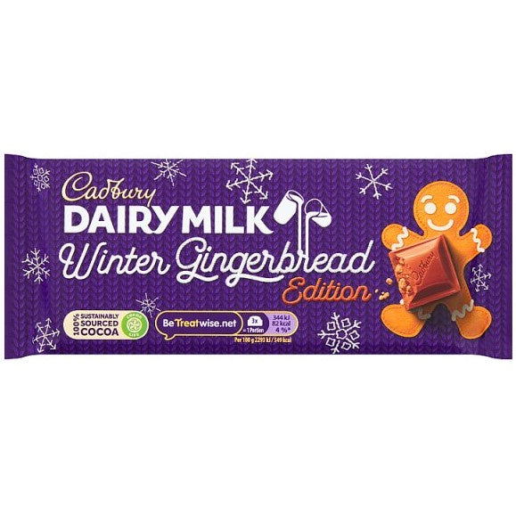 Cadbury Dairy Milk Winter Gingerbread 120g * #