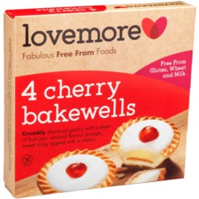 Lovemore Cherry Bakewells Gluten Free x 4