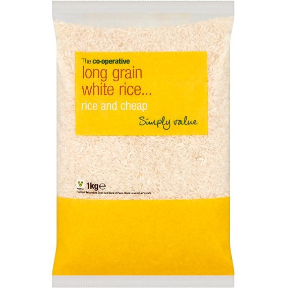 Co-op Honest Value Long Grain Rice 1kg