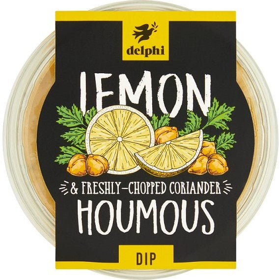 Delphi Lemon & Coriander Houmous Dip170g