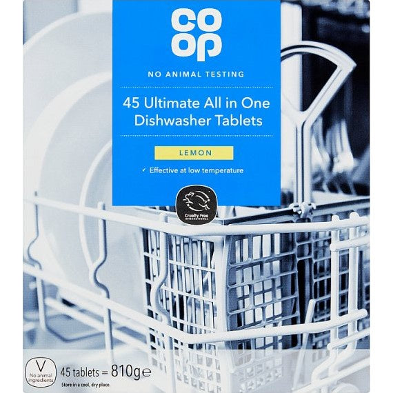 Co-op Dishwasher Tablets Lemon (45 pk)*