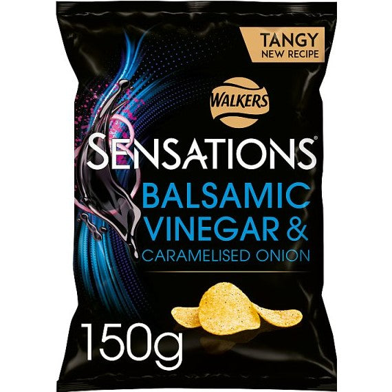 Walkers Sensations C Onion & B Vinegar 150g*