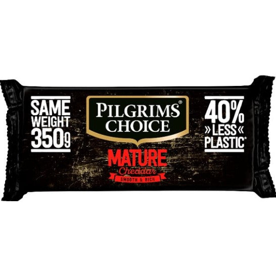 Pilgrims Choice Mature Cheddar Smooth & Rich 350g #