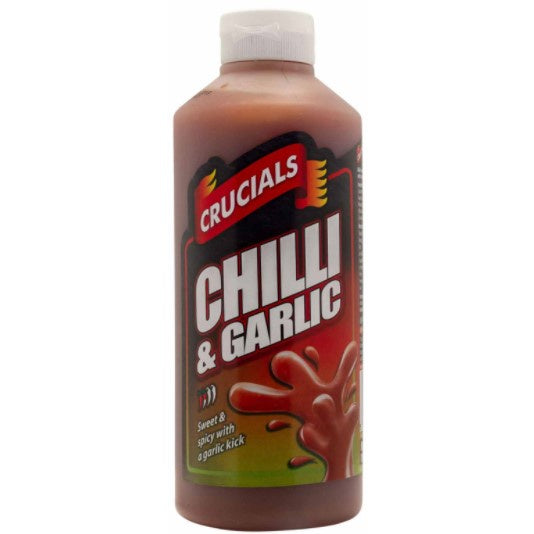 Crucials Chilli and Garlic Squeezy Sauce 500ml
