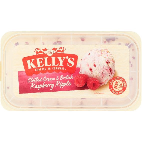 Kellys Raspberry Clotted Cream 950ml*
