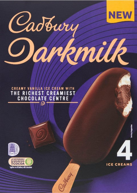Cadbury Dark Milk Stick 4pk*