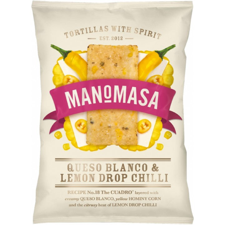 Manomasa Blanco & Lmn Drop Chilli Corn Chips 160g