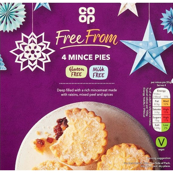 Co-op Free From Mince Pies 4 pack