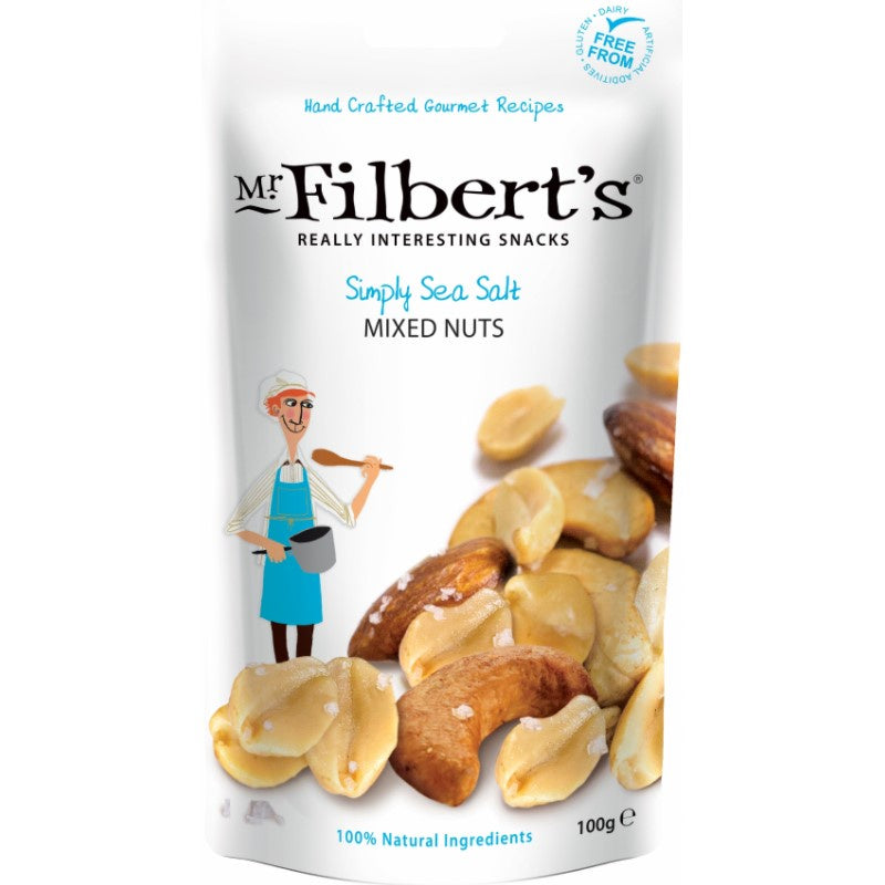 Mr Filbert's Simply Sea Salt Mixed Nuts 100g*