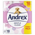 Andrex Gentle Clean Toilet Tissue (18 roll)*