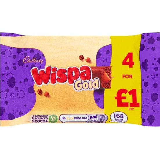 Cadbury Wispa Gold 4 pk *