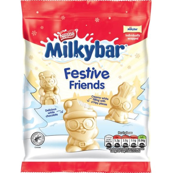 Nestle Milkybar Festive Friends Sharing Bag 57g *