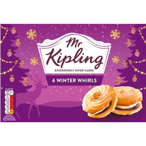 Mr Kipling Winter Whirls 6pk
