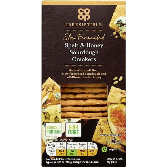 Co-op Spelt & Honey Sourdough Crackers