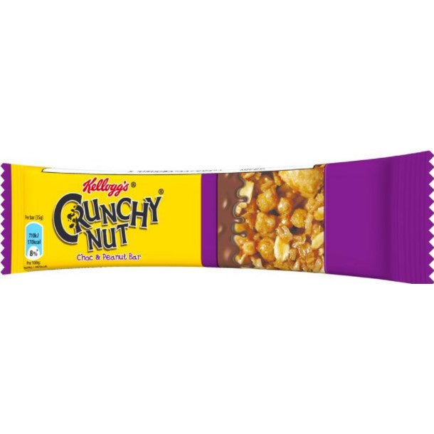 Kelloggs Crunchy Nut Choc Peanut Bar 35g#