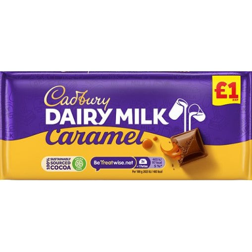 Cadbury Dairy Milk Caramel 120g *
