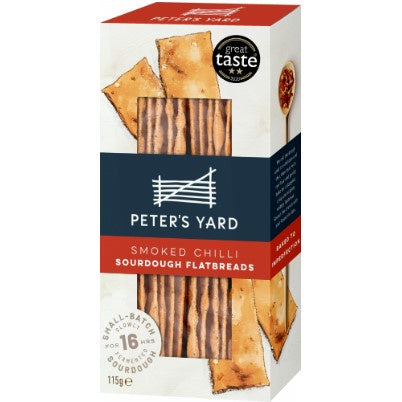 Peters Yard Smoked Chilli Sourdough Flatbreads
