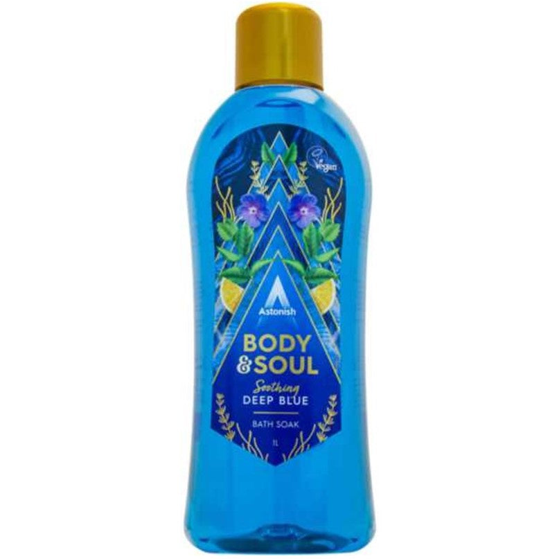 Astonish Body Soul Deep Blue Bath Soak 1l*