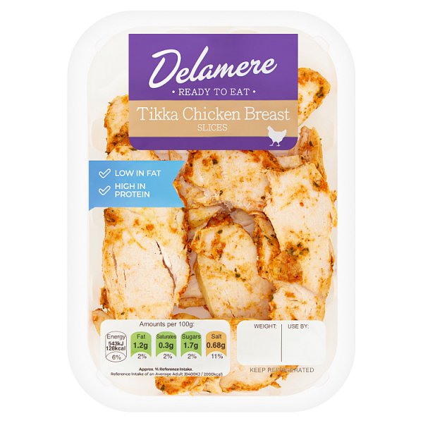 Delamere Chicken Tikka Slices 115g