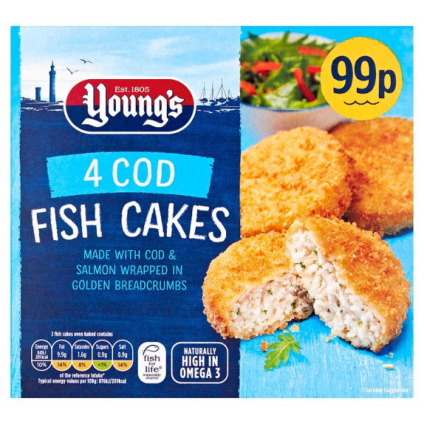 Youngs Fish Cakes 4s (200g)