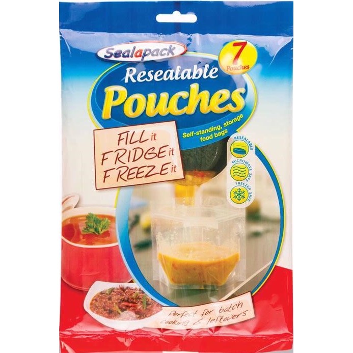Sealapack Resealable Pouches 7pk*